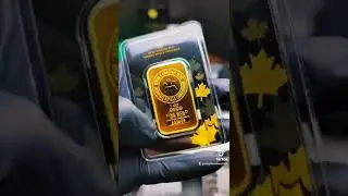 Check out this cool Royal Canadian Mint 1 Ounce Gold Bar