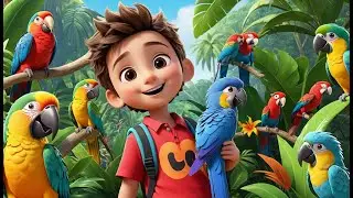 Milo and the Talking Parrot &ndash; Squawk and Sing! | Funny Animal Song for Kids | Talking Bird