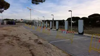 Tesla Supercharger Alcácer, está quase!