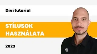 Divi sablon tippek - St&iacute;lusok haszn&aacute;lata