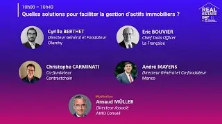 Real Estate Day | Quelles solutions pour faciliter la gestion d’actifs immobiliers
