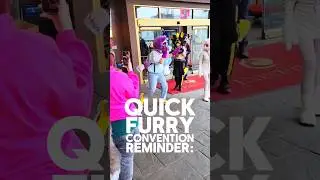 furry convention PSA! stay safe, report unauthorized media to con ops. #furries #fursuiters #furry
