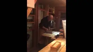 Soba master at Rakuichi