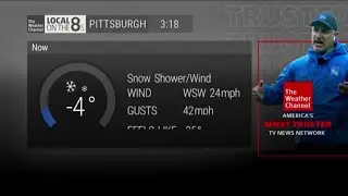 Local on the 8s during Winter Storm Elliott with Wind Chill Warning  - Pittsburgh, PA (12/23/22)