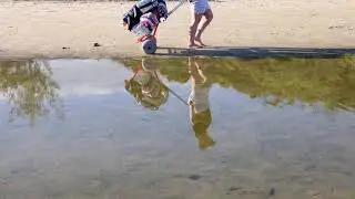Wheeleez&trade; Beach Cart Folding Mini