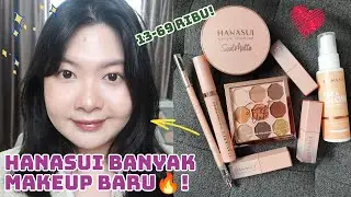 Makeup Pakai Produk Baru HANASUI😊! Semuanya Murah Tapi Baguss~
