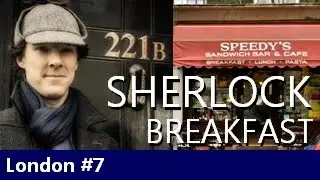 Sherlock Holmes (Benedict Cumberbatch version) and Speedy's Cafe near Euston, London ✦ Episode #7