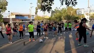 Taller de verano  Zumba 1 Jueves 22 de enero 2026 profesora Angela Sierra Cancha los 120 lo Espejo 