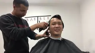 Haircut. Barbershop BarberTwins. Talk