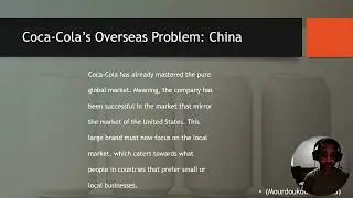 Globalization issues: The Coca-Cola Company