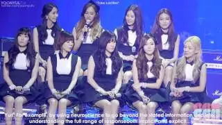 SNSD YoonYul 윤율 ユンユル Fancam Moment #134 - 140311 Salads and The Neuroscientist