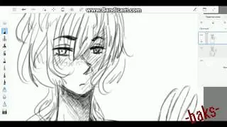 drawing on a graphics tablet