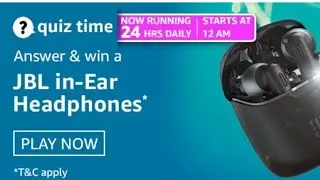 Amazon Quiz Of The Day Quiz Answers Today | Win JBL Headphones | 11 March 2021