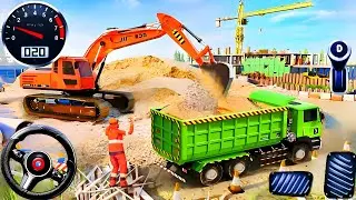 City Construction JCB Excavator 3D - Heavy Crane Driving Simulator - Android Gameplay Part- 9