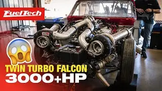 Twin Turbo Falcon Controlled by FuelTech FT600 | 3000+HP