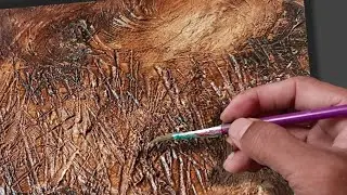 Mastering ABSTRACT Art / Heavy TEXTURED ACRYLIC Painting / Satisfying