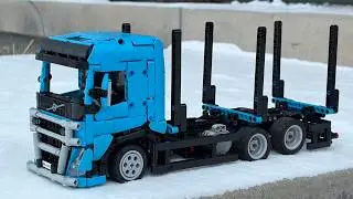 Lego Technic Mini Volvo FH16 Timber Truck with BuWizz