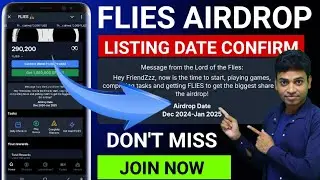 FLIES AIRDROP WITHDRAW UPDATE | FLIES AIRDROP LISTING DECEMBER | FLIES AIRDROP| #flies @CryptoSanjit