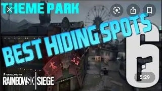 Rainbow Six Siege *Working* Glitches And Hiding Spots - Theme Park Edition