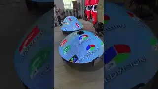 Various customized shape LED screen#leddisplay#shape#customized#ball#face#polygon#3d