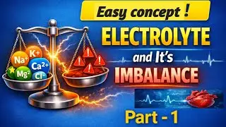 Electrolytes and its Imbalance explained |Sodium potassium Calcium | KGMU| RML|SGPGI@ Nursing foster