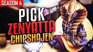 PRO Zenyatta (SUPPORT Or DPS?) - EnVyUs Chipshajen [S4 TOP 500]