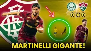🔥JOGOU DEMAIS! VEJA OS LANCES DE MATHEUS MARTINELLI NO EMPATE DO FLUMINENSE CONTRA O PALMEIRAS