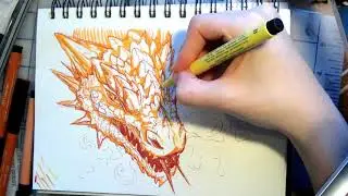 Timelapse Test - Scribble Dragon