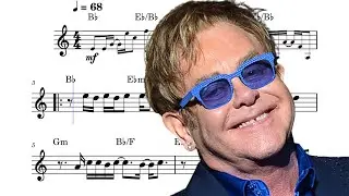 Your Song (Elton John) - Bb CLARINET PLAY ALONG Sheet Music