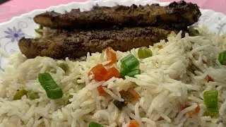 Chicken steaks with rice#easy,quick & delicious recipe#dawat special#barbecue special#food#steaks#