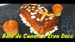 BOLO SAUDÁVEL DE CANELA E ERVA DOCE | Sem farinha de trigo, leite e açúcar refinado