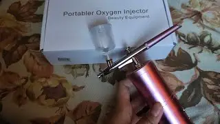 Aerógrafo portátil: preparando para o primeiro uso