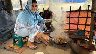 এই শীতের মধ্যে আমি রান্না করছি মুরগির হাত-পা কলিজা গিলা খুবই মজার একটা তরকারি 