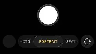 iPhone Camera App Tip - Where Did Portrait Mode Go in iOS26?