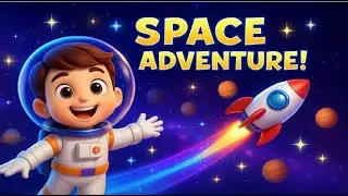 Space Adventure 🚀 | K-pop Kids Song to Learn the Planets! 🌍✨