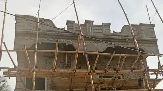 home front elevation design//parapet plaster design