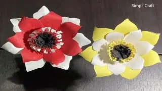 Easy Sun  flower origami | Easy Origami Paper Rose | Origami Flower  #origami #crafts #papercrafts