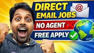 🔥 Agent ❌ Direct Email Jobs 🌍 Skilled & Unskilled | Free Apply Worldwide 2026 #viralreel #reels