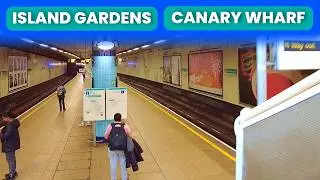 Docklands Light Railway: Island Gardens To Canary Wharf (DLR Line)