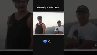 HAPPY BDAY MR ELECTRIC BLUE!!!💙⚡️#bensonboone #dadandson #fypシ #blowthisup4me @BensonBoone