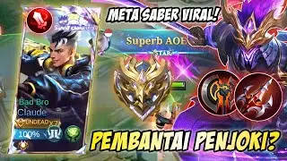 MENGERIKAN! LAWAN META SABER BRUTEFORCE! YANG PERNAH NGEBANTAI PENJOKI? GIMANA CARA LAWANNYA? | MLBB