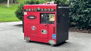 Tahoe Industries DIESEL Generator Overview & Cold Start! Does it Roll Coal?