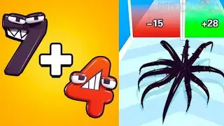 Merge Number Run vs Venom Run 3D Which Game Do You Like Gameplay PART- 1 Gameplay (Android iOS).
