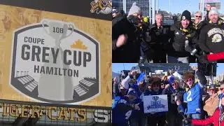 Fans in Hamilton gather for 108th Grey Cup