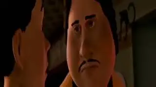 Monster house arcade scene