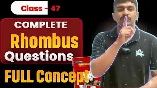 “CTET Paper-2 Maths 🔥 Rhombus Complete in One Video | Area, Perimeter & PYQs Guaranteed!”#trending 