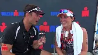 Post Race with Jackie Arendt 2013 IRONMAN Wisconsin Winner