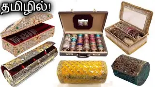[தமிழில்] bangle box Organizing Tips 👍 Jewellery Organizer in Tamil🌸 Thanga thamarai 🌸