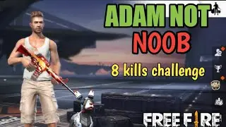 Only adam challenge | Garena free fire| unending gamer.