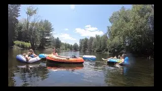 We floated down the Gull River!!